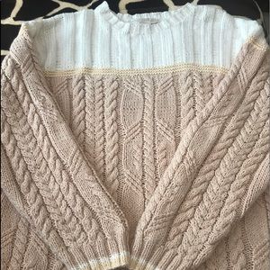 thick sweater size XL, heavy material.